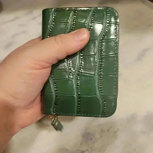 Unisex PU Credit Card Holder Zipper Purse Card Holder Wallet Money Coin … - Picture 5 of 13